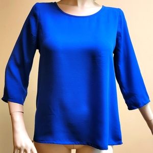 Express Royal Blue Blouse, Size XS